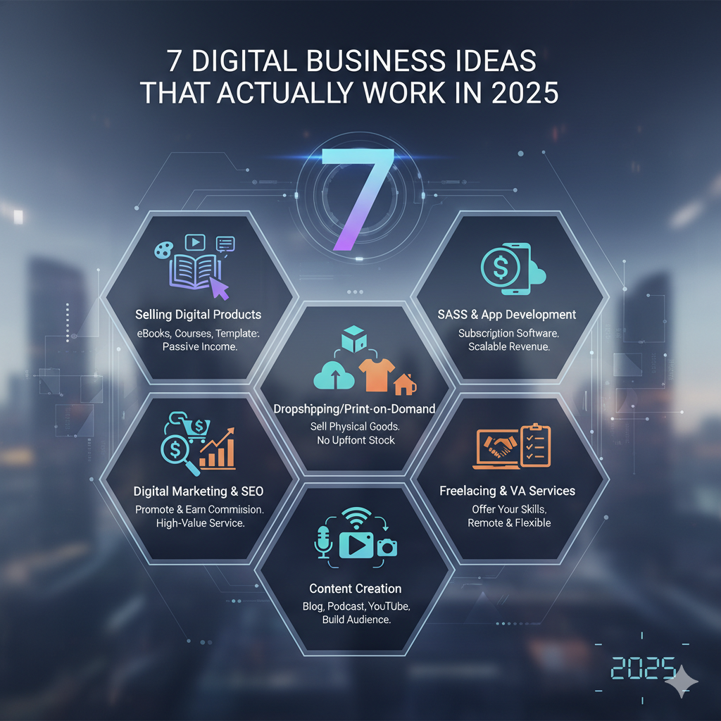 7 Digital Business Ideas That Actually Work in 2025