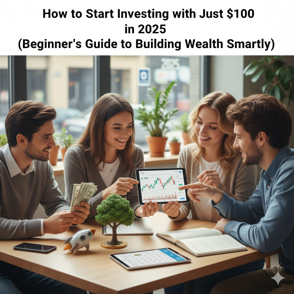 How to Start Investing with Just $100 in 2025 (Beginner’s Guide to Building Wealth Smartly)