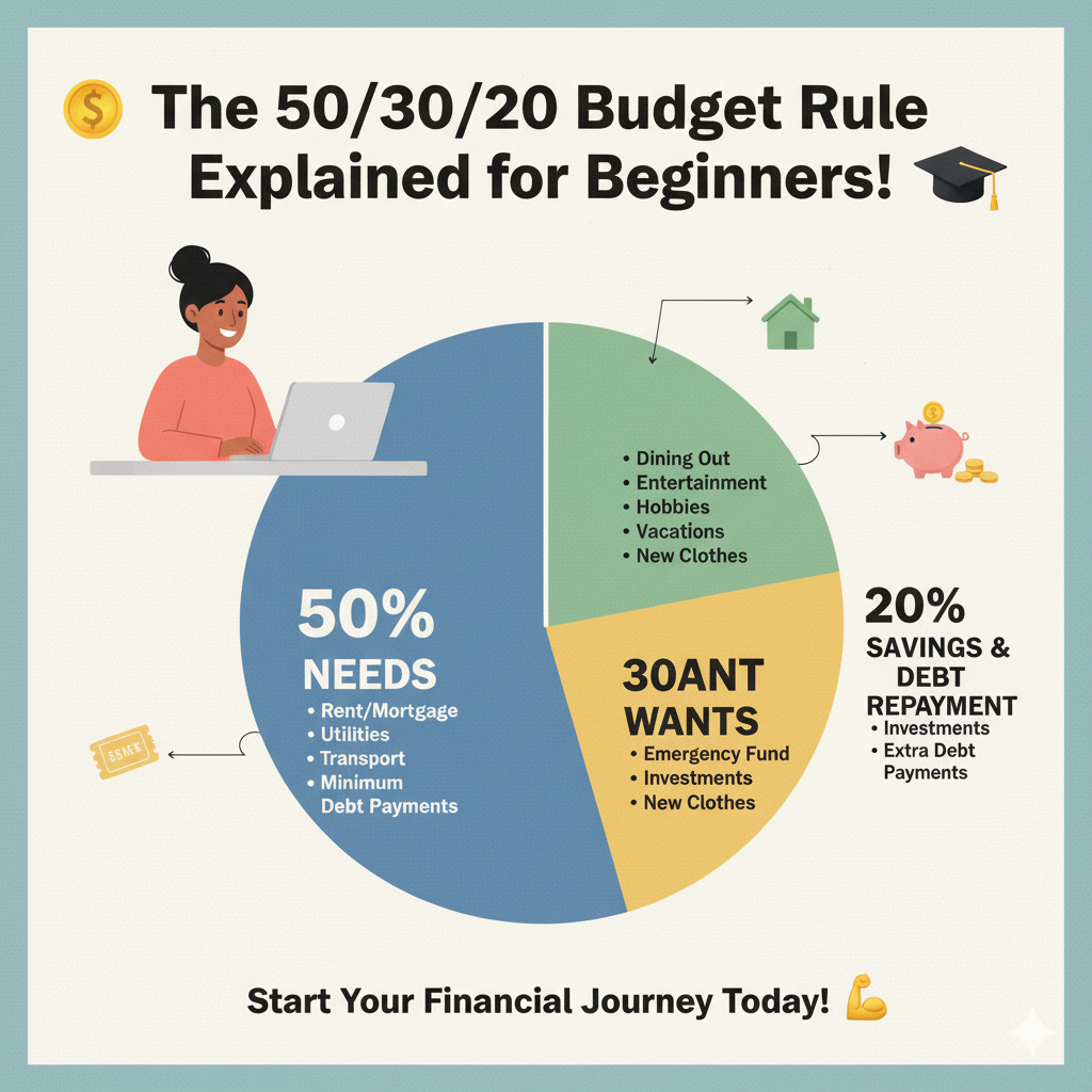 The 50/30/20 Budget Rule Explained for Beginners