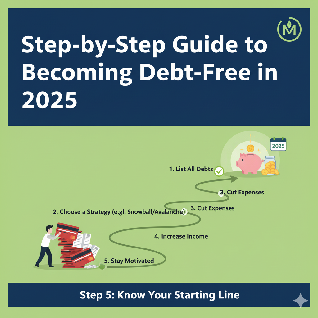 Step-by-Step Guide to Becoming Debt-Free in 2025